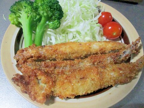 お子様も丸ごと食べれる☆シシャモフライ